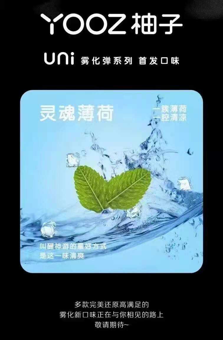 YOOZ柚子uni五代烟弹 – 灵魂薄荷口味评测 YOOZ柚子uni五代烟弹 – 灵魂薄荷口味评测
