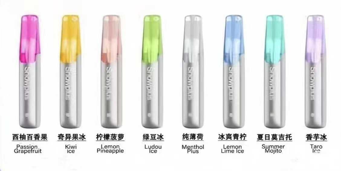 Snowplus雪加鸭嘴兽一次性电子烟中的天花板
