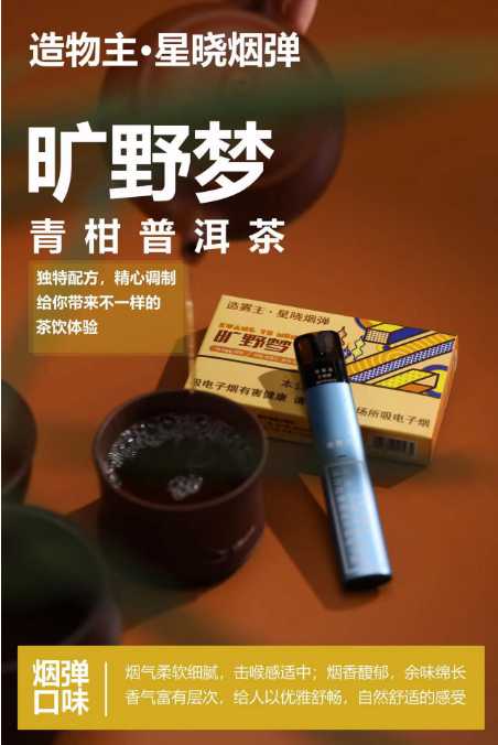 国标造雾主旷野梦电子烟弹深度测评:带你领略别样风味
