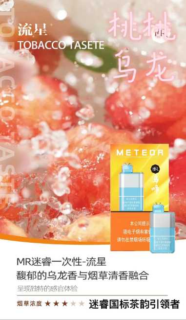 迷睿乌啼:国标一次性电子烟的新宠