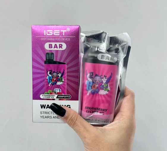 IGET：一次性电子烟领域的领航者，以 IGEBAR 3500 驱动味觉革命