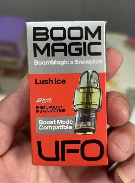 雪加正品UFO烟弹：5ml大容量鸭嘴兽味，真果茶香低甜来袭