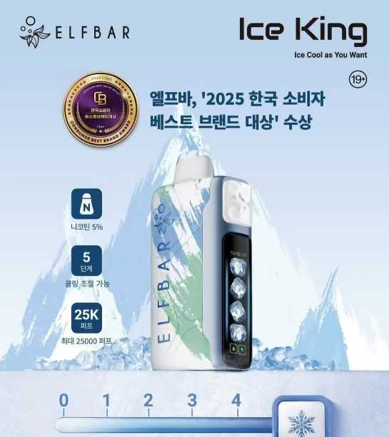 ELFBAR 25000口一次性电子烟深度测评：超大容量与冰感调节的完美结合