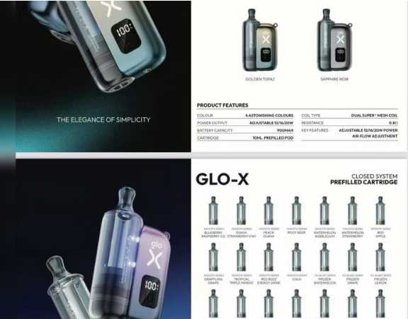 冰熊GLO-X系列:颜值与实力的双料王者,重新定义电子雾化体验!