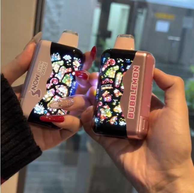 Bubblemon炫彩35000评测：支持三重口味切换的炫彩屏一次性电子烟